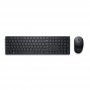 TECLADO E MOUSE SEM FIO DELL PRO KM5221W PRETO - Imagem 3